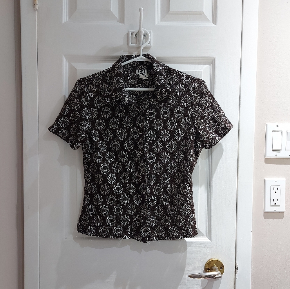 R Wear Rampage | Short Sleeve Button Up Top